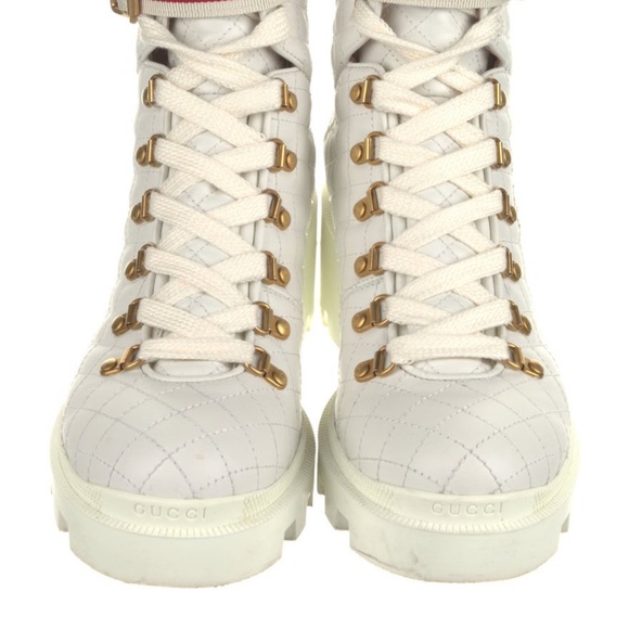 White motto boots authentic Gucci/ box and dust bags - Picture 5 of 16